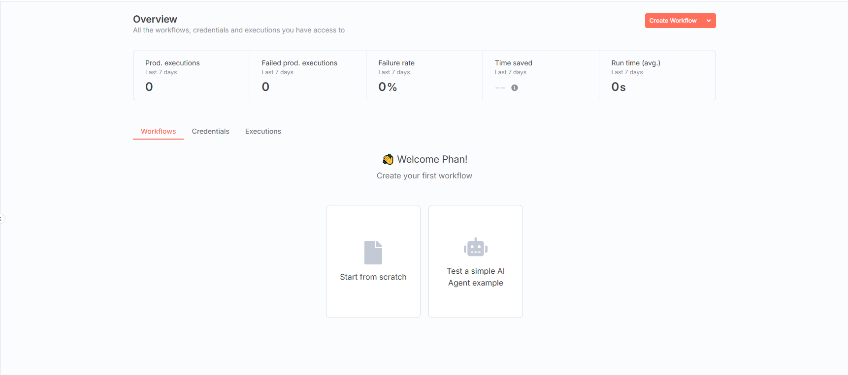 how to build your first workflow
